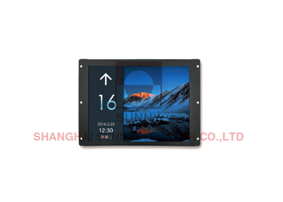 شاشة عرض LCD الأفقية DC24V للمصعد 800 * 480 دقة لـ COP HOP